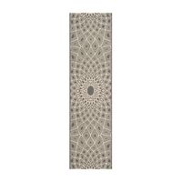 Safavieh Courtyard Collection Jacinth Geometric Indoor/Outdoor Runner Rug