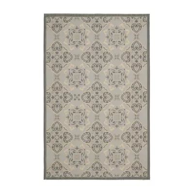 Safavieh Courtyard Collection Jesper Floral Indoor/Outdoor Area Rug