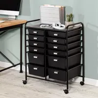 Honey-Can-Do 12 Rolling Drawer Storage Cart