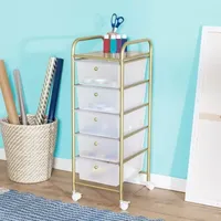 Honey-Can-Do 5-Drawer Storage Cart