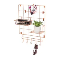 Honey-Can-Do Metal Wall Organizer