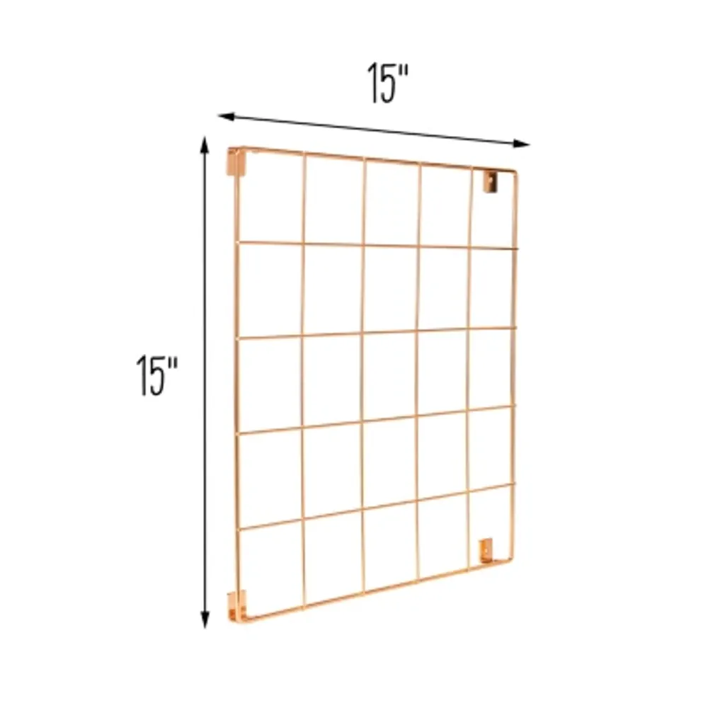 Honey-Can-Do Metal Wall Organizer