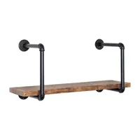 Honey-Can-Do Industrial Wall Shelf