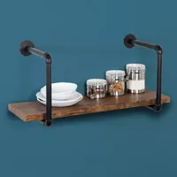 Honey-Can-Do Industrial Wall Shelf