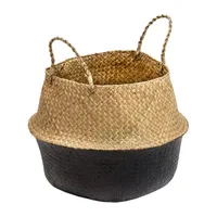 Honey-Can-Do Seagrass Folding 2-pc. Folding Round Basket