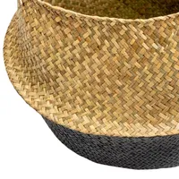Honey-Can-Do Seagrass Folding 2-pc. Folding Round Basket