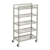 Honey-Can-Do Steel Rolling Shelf Cart