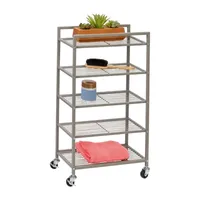 Honey-Can-Do Steel Rolling Shelf Cart