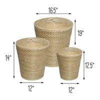 Honey-Can-Do 3-pc. Round Basket