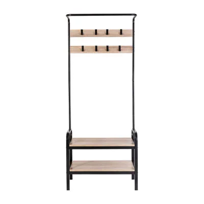 Home Expressions 2-Shelf Stackable Shoe Rack, Color: Black - JCPenney