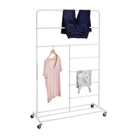 Honey-Can-Do White Multi-Section Drying Racks