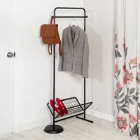 Honey-Can-Do Black Swivel Garment Racks