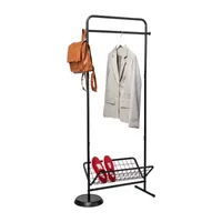 Honey-Can-Do Black Swivel Garment Racks