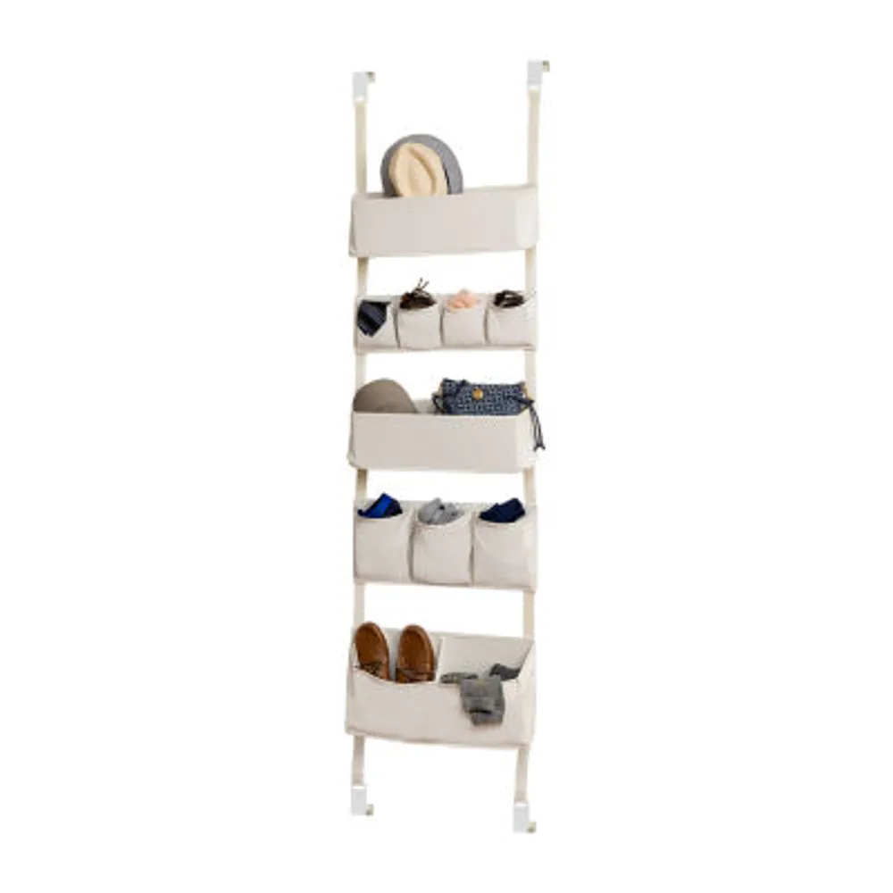 Honey-Can-Do Natural 10-Pocket Over Door Storage