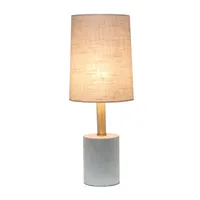 All the Rages Lalia Home Antique Brass With Linen Shade Floor Lamp