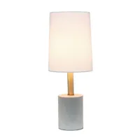 All the Rages Lalia Home Antique Brass With Linen Shade Floor Lamp