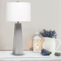 Lalia Home Pillar Concrete Table Lamp