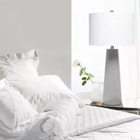 Lalia Home Pillar Concrete Table Lamp