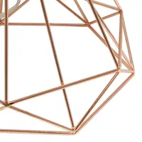 Lalia Home Geometric Wired Table Lamp with Fabric Shade