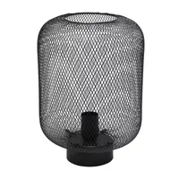 All the Rages Simple Designs Mesh Industrial Table Lamp