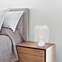 All the Rages Simple Designs Mesh Industrial Table Lamp