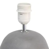 All the Rages Simple Designs Round Black Table Lamp