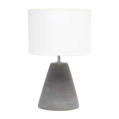 All the Rages Simple Designs Pinnacle Black Table Lamp