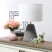 All the Rages Simple Designs Pinnacle Black Table Lamp