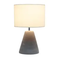 All the Rages Simple Designs Pinnacle Black Table Lamp