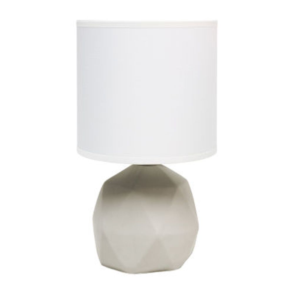 All the Rages Simple Designs Geometric Table Lamp