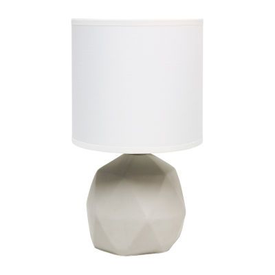 All the Rages Simple Designs Geometric Table Lamp