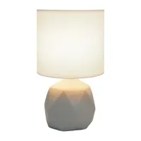 All the Rages Simple Designs Geometric Table Lamp