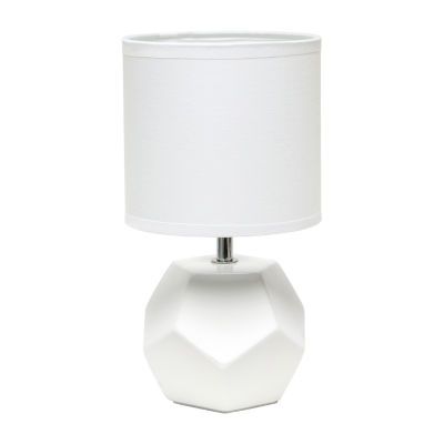 Simple Designs Round Prism Mini Table Lamp