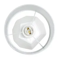 Simple Designs Round Prism Mini Table Lamp