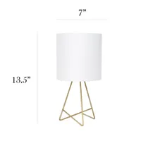 All The Rages Simple Designs Down To Wire With Fabric Shade Table Lamp