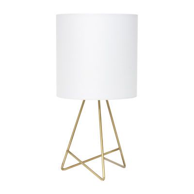 All The Rages Simple Designs Down To Wire With Fabric Shade Table Lamp