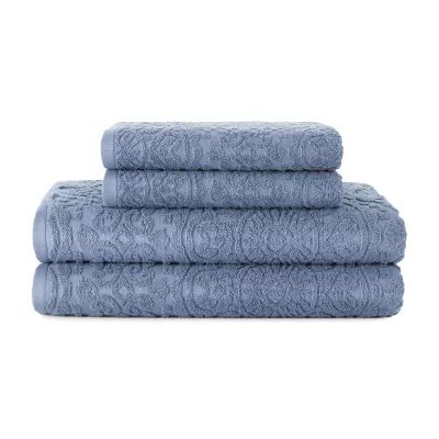 Linden Street Organic Cotton Sculpted Bath Towels