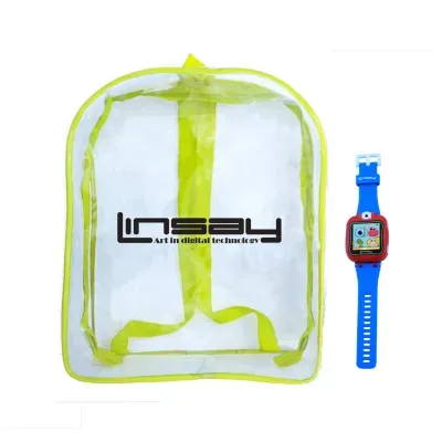 Linsay 1.5 Kids Blue Smart Watch With Bag