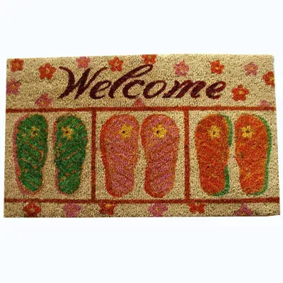 PVC Flip Flop Rectangular Doormat - 18"X30"