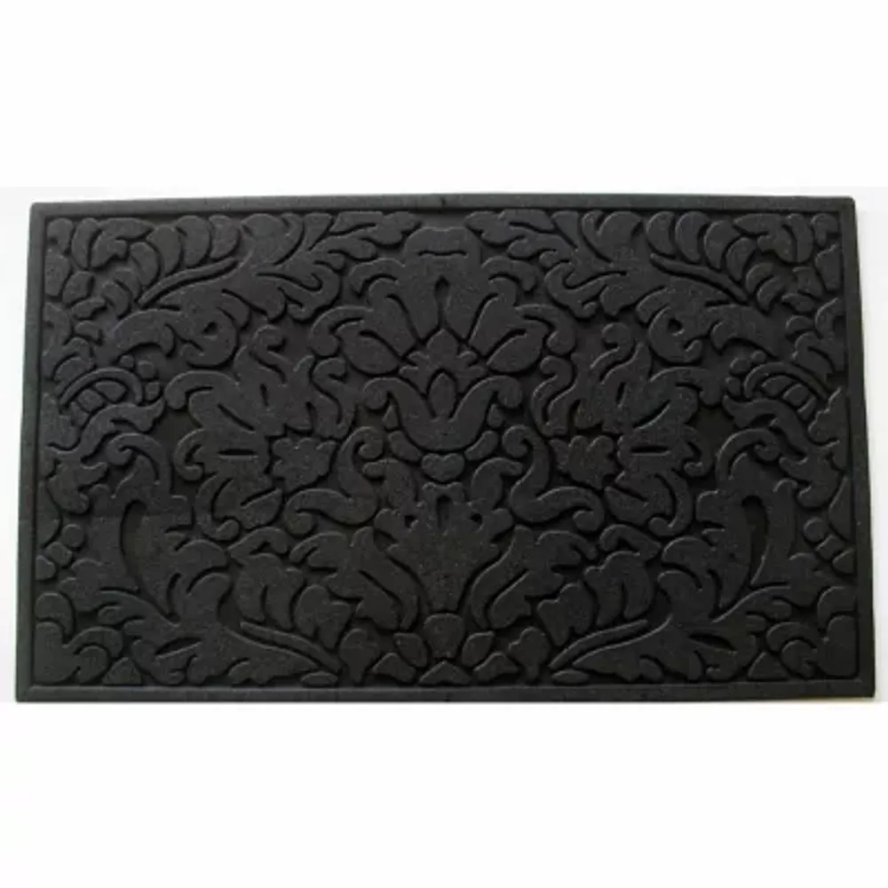 Leaf Scroll Rectangular Doormat - 18"X30"