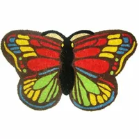 Colorful Butterfly Rectangular Doormat - 18"X30"