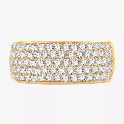 H-I / I1) / CT. T.W. Lab Grown White Diamond 10K Gold Anniversary Band