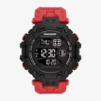 Skechers Mens Red Strap Watch Sr1143