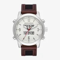 Skechers Mens Brown Leather Strap Watch Sr5183