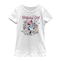 Little & Big Girls Disney Crew Neck Short Sleeve Minnie Mouse Graphic T-Shirt