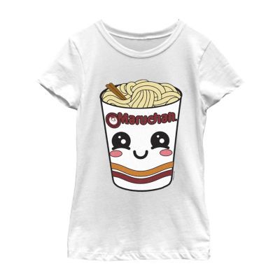 Little & Big Girls Maruchan Crew Neck Short Sleeve Graphic T-Shirt