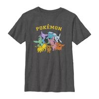 Little & Big Boys Crew Neck Short Sleeve Pokeman Graphic T-Shirt