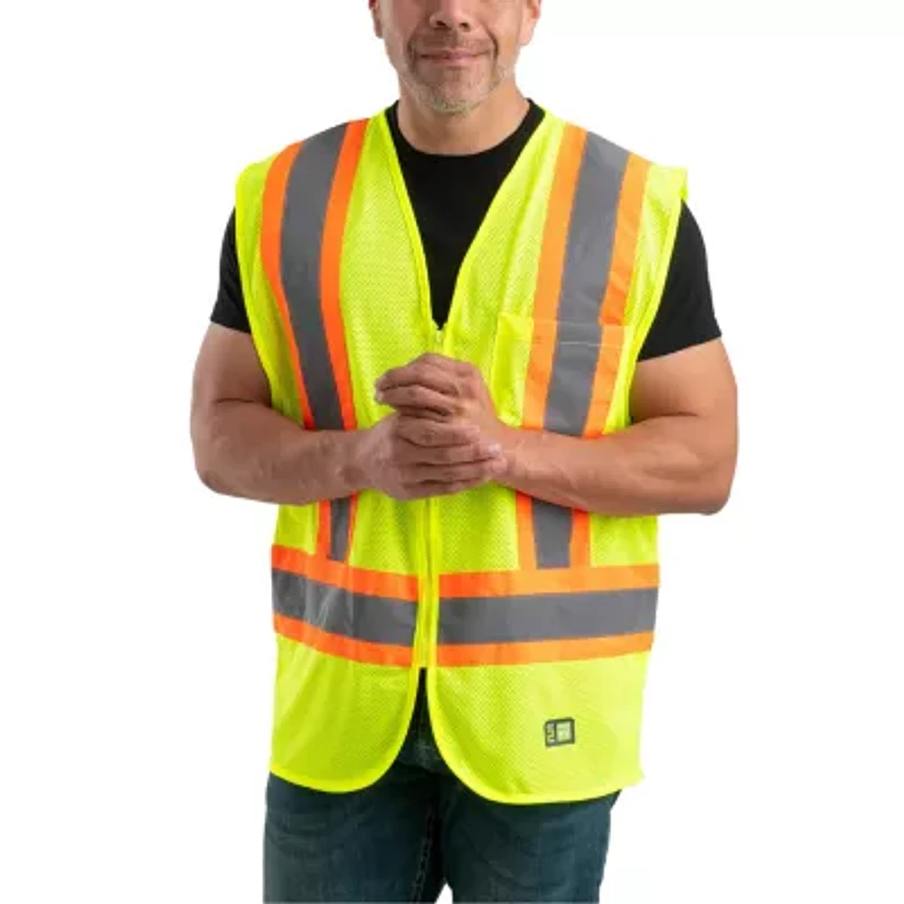 Berne Big and Tall Mens High Visibility Safety Vest