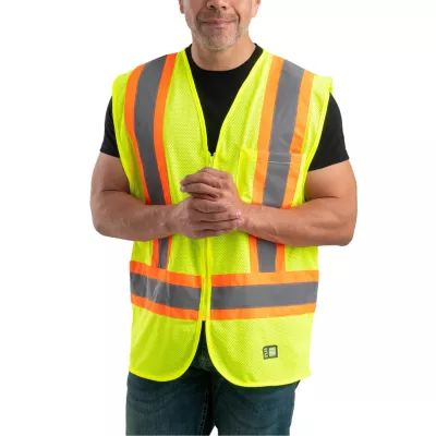 Berne Big and Tall Mens High Visibility Safety Vest