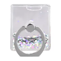 Pink Sky Floating Glitter Ring Holder & Kickstand